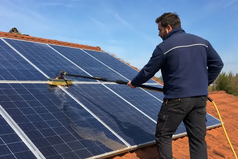 Nettoyage et entretien de panneaux solaires à Colombières-sur-Orb